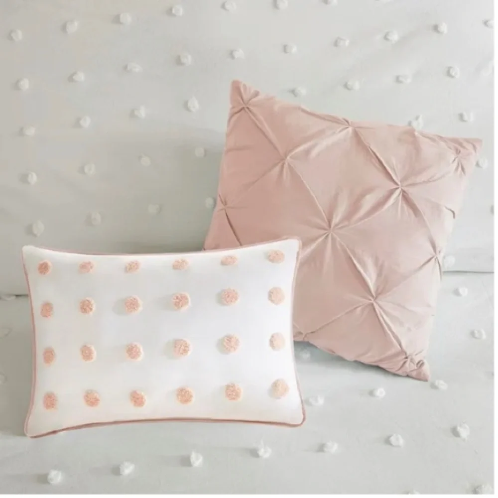 Urban Habitat 7 Piece Blush King/California King Myla Cotton Jacquard Duvet